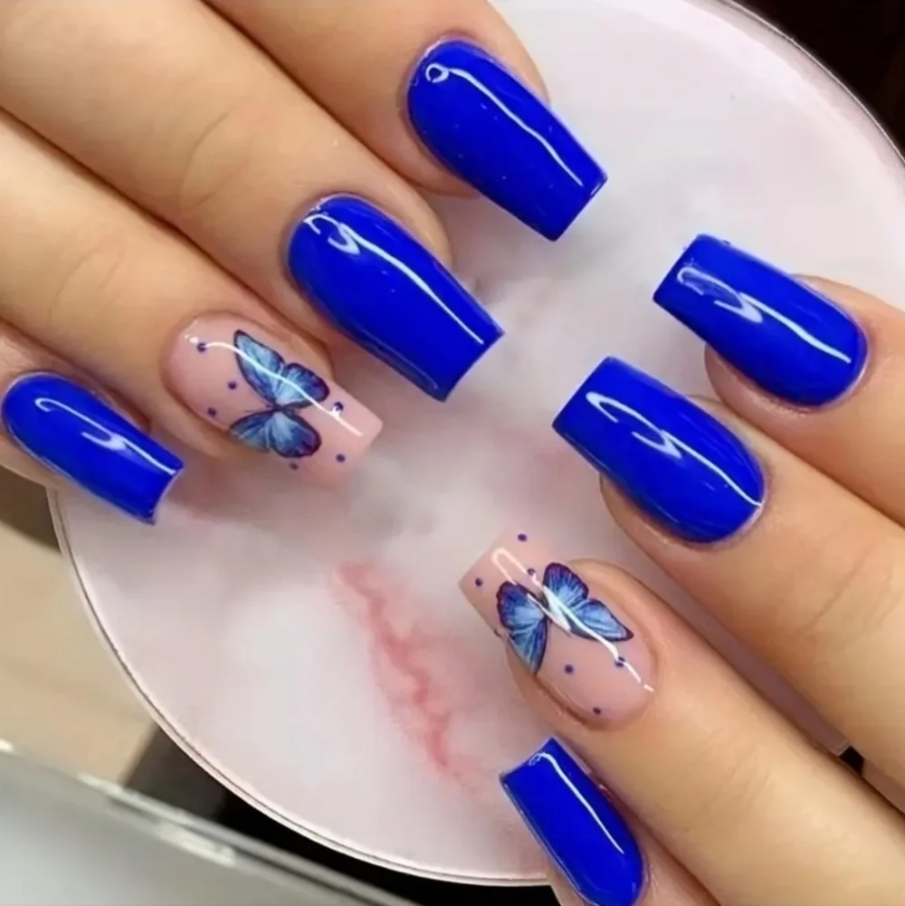 24 Pieces Fake Press On Nails